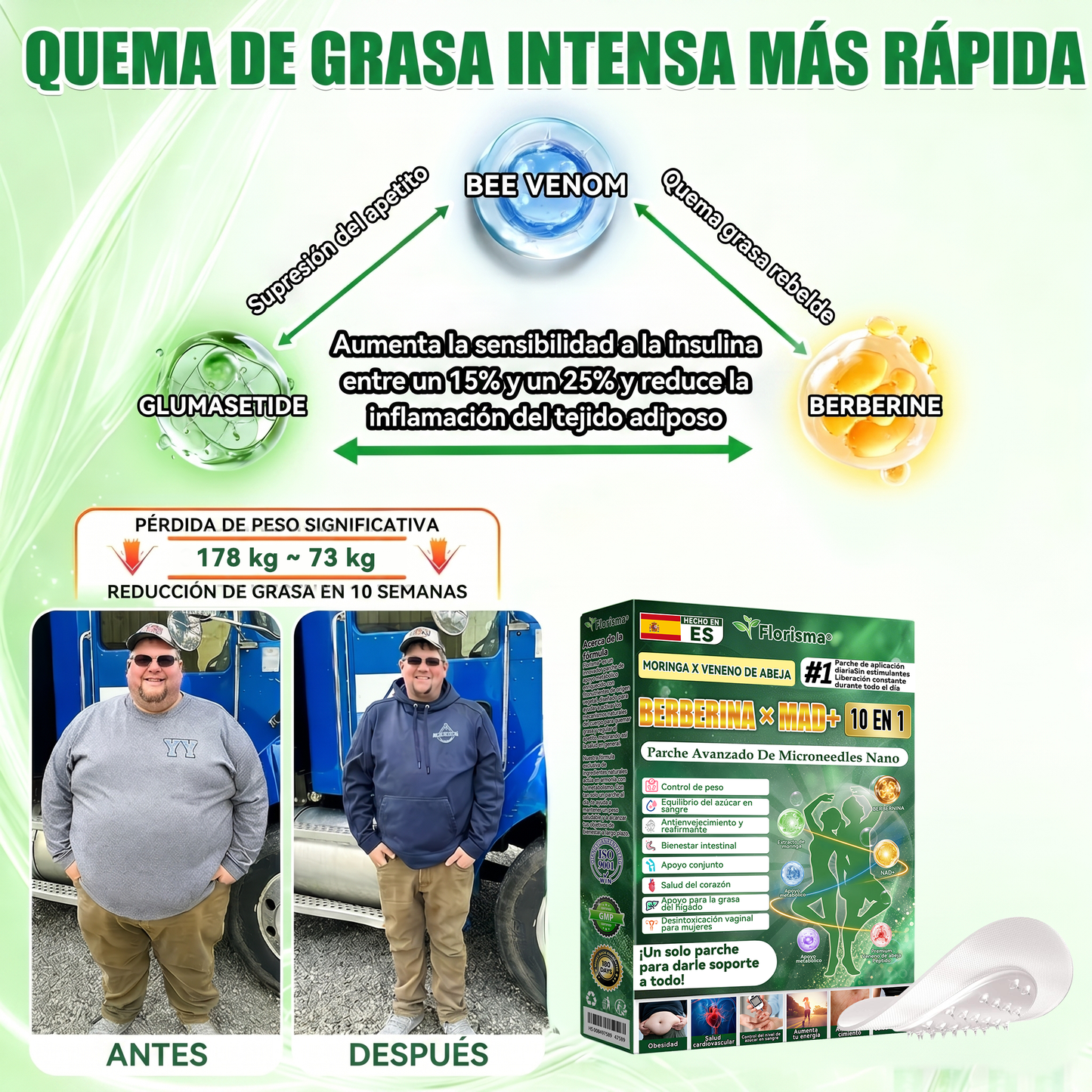 𝑇𝑖𝑒𝑛𝑑𝑎 𝑜𝑓𝑖𝑐𝑖𝑎𝑙 𝑑𝑒 𝐸𝑠𝑝𝑎ñ𝑎 🇪🇸  | 🧑‍⚕️ 𝐅𝐥𝐨𝐫𝐢𝐬𝐦𝐚® 𝑴𝒐𝒓𝒊𝒏𝒈𝒂 𝑩𝒆𝒓𝒃𝒆𝒓𝒊𝒏𝒂 10 𝑬𝒏 1 𝑷𝒂𝒓𝒄𝒉𝒆 𝑨𝒗𝒂𝒏𝒛𝒂𝒅𝒐 𝑫𝒆 𝑴𝒊𝒄𝒓𝒐𝒏𝒆𝒆𝒅𝒍𝒆𝒔 𝑵𝒂𝒏𝒐