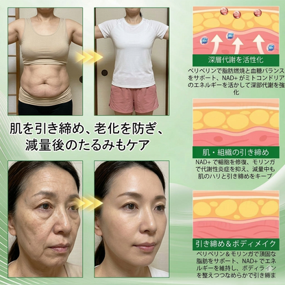 【お腹の脂肪・ポッコリ対策に】Luxarise® 👩‍⚕️🍎モリンガ＆ベルベリン 10-IN-1 高機能ナノマイクロニードルパッチ（1日1回、7日で変化を実感） 肥満・糖尿病・睡眠時無呼吸症候群・関節の悩み向け